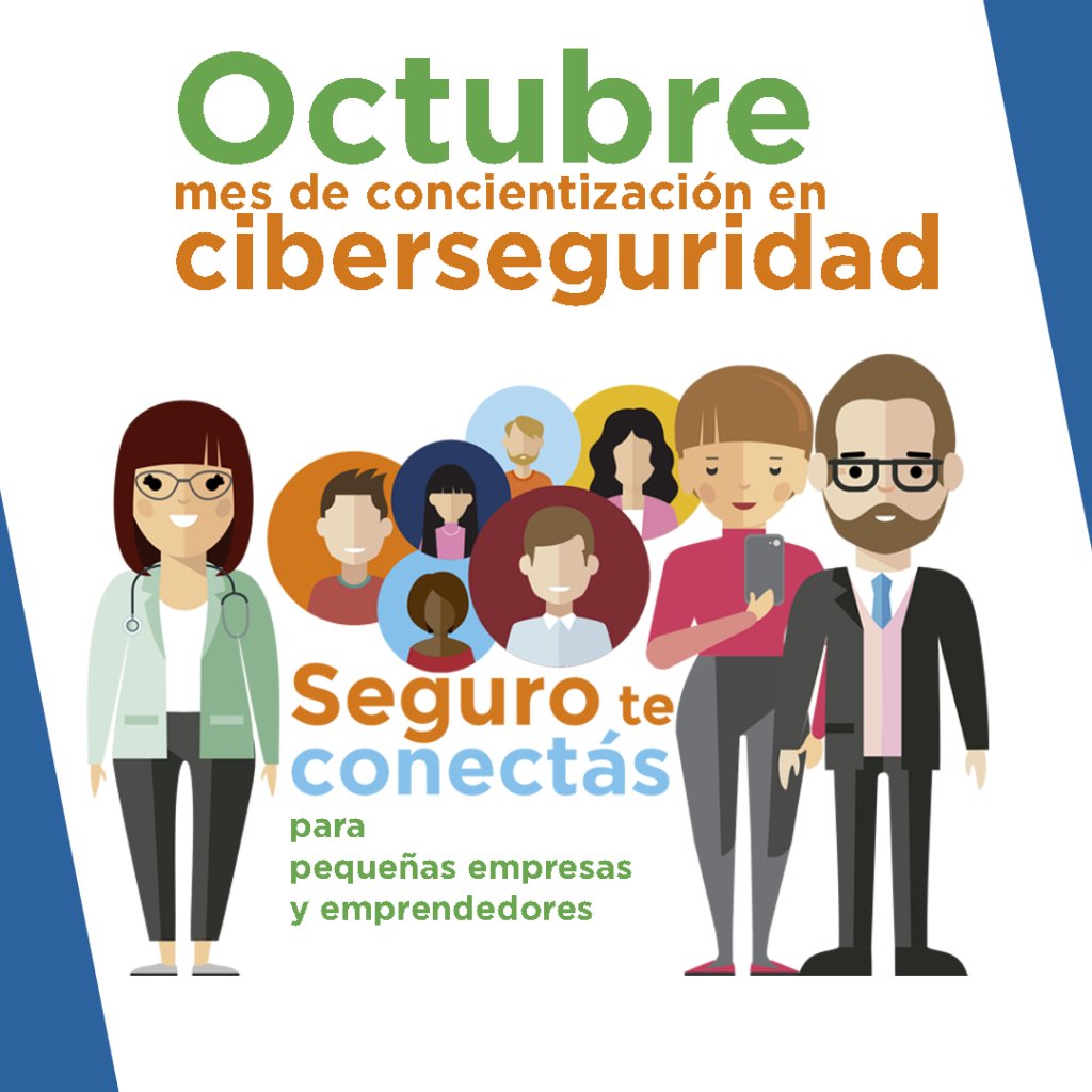 ANDEUruguay's tweet photo. ¡Octubre es el mes de concientización en #ciberseguridad!
Les compartimos consejos y recomendaciones útiles para emprendimientos y pequeñas empresas realizados por AGESIC: https://t.co/FS9QOYqqzW
#SeguroTeConectas #MesCiberConcientizacion https://t.co/PNoldxgKbn