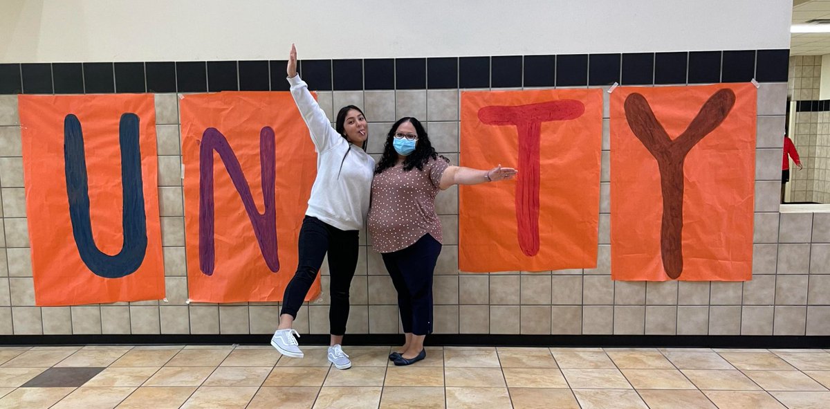 TSMSKeller's tweet photo. Today is Unity day! At TSMS we say no to bullying. We spread kindness and acceptance. @KellerISD  #celebrateKISD https://t.co/Vq2hzr6cBC