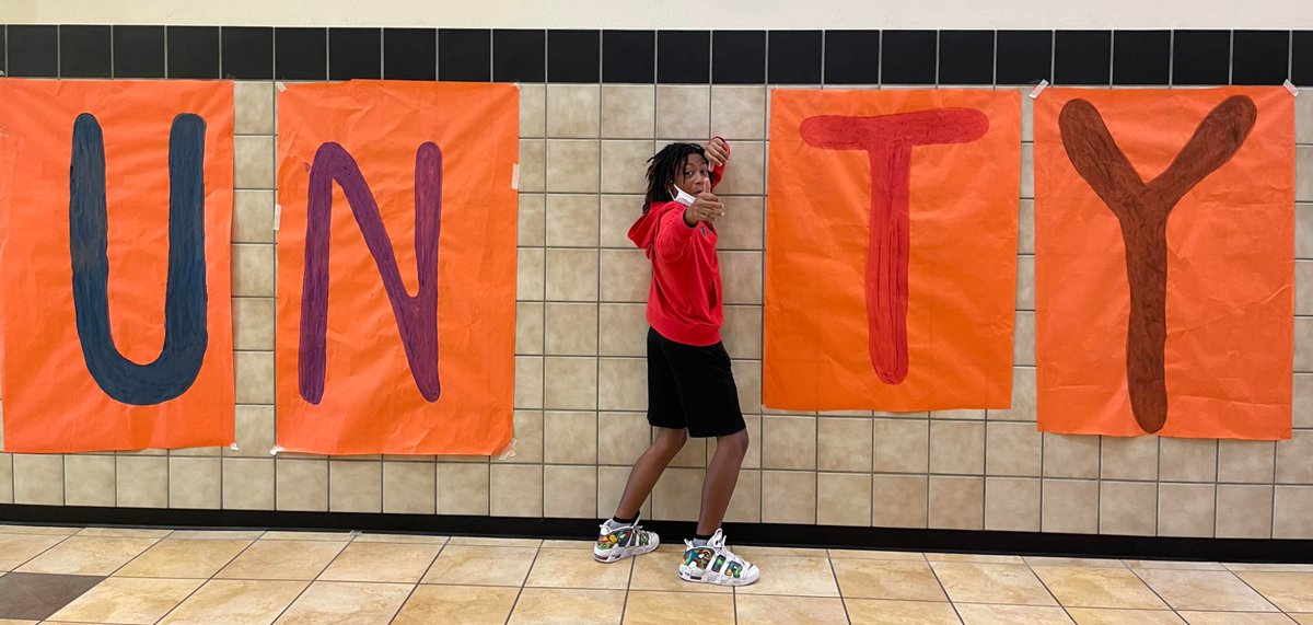 TSMSKeller's tweet photo. Today is Unity day! At TSMS we say no to bullying. We spread kindness and acceptance. @KellerISD  #celebrateKISD https://t.co/Vq2hzr6cBC