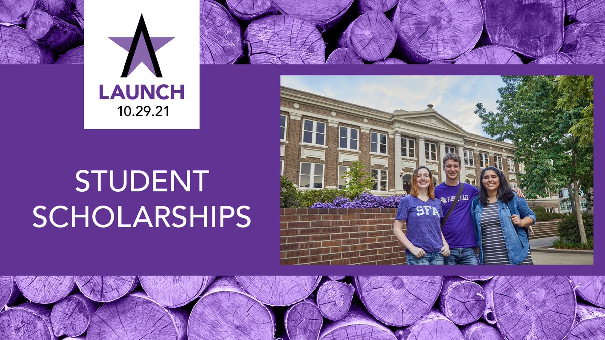 SFASU's tweet photo. If you feel financial assistance is an important part of student support, get ready to #LaunchSFA! https://t.co/K3jPlbt1jG