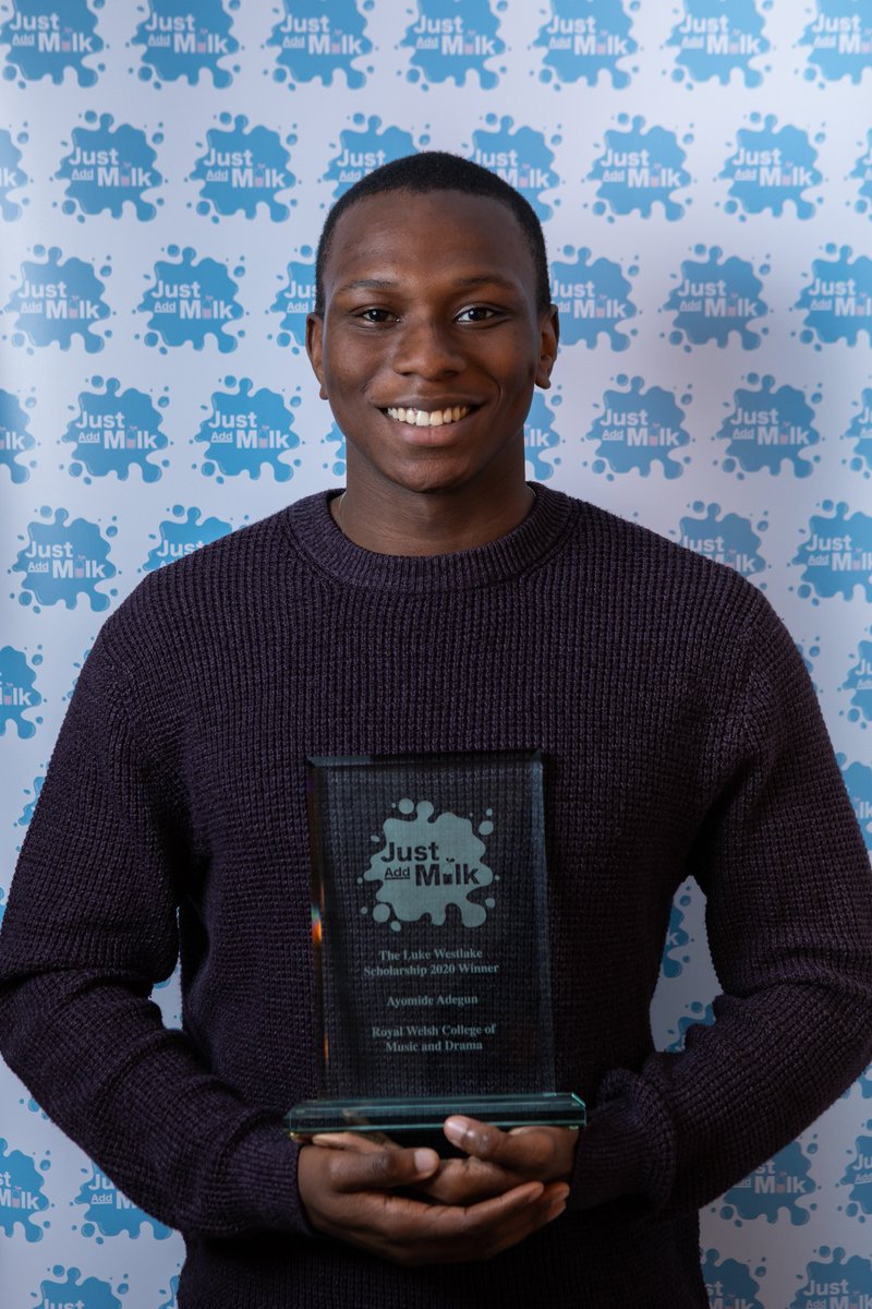 Could you be the next recipient of the Luke Westlake Scholarship? 🎓

Last year <a href="/AyomideAdegun/">Ayò</a> from <a href="/RWCMD/">Royal Welsh College of Music & Drama</a> won the award and has been reaping benefits from headshots to meetings with Agents and Casting Directors.

Applications close on Monday 🕙

→ justaddmilkjam.com/scholarship/20…
