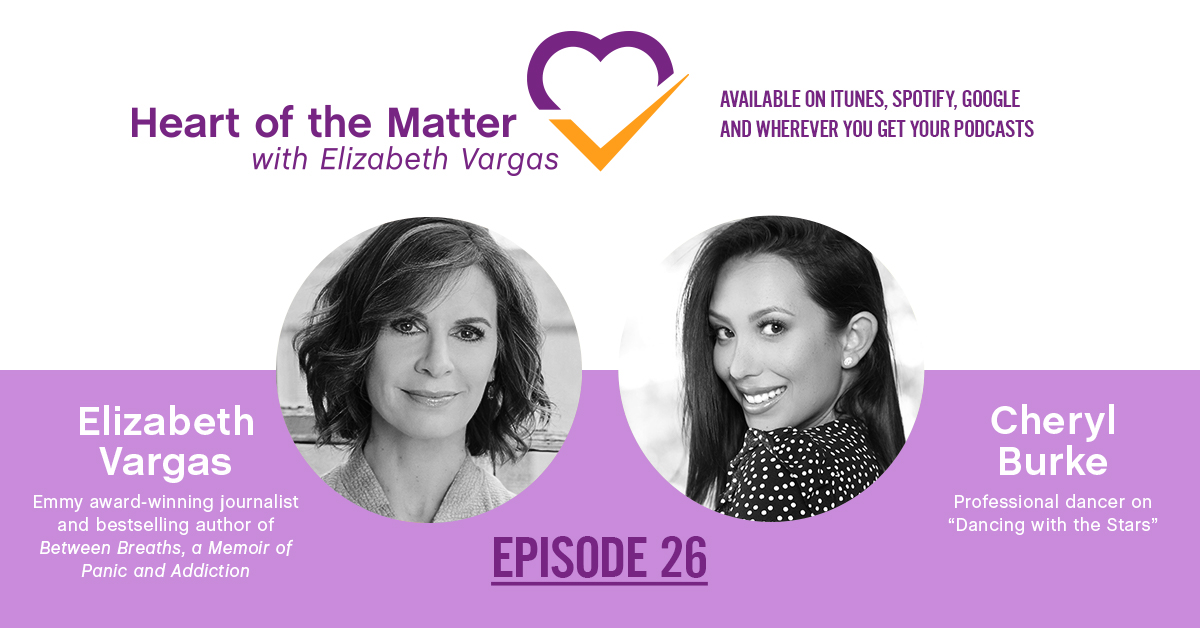 EVargasTV's tweet photo. Calling all fans of DWTS - the talented @CherylBurke joins me on the Heart of the Matter podcast this week, to talk about her drinking, and how she knew she had to quit. She is brutally honest that it was not easy. tune in -https://t.co/IGKv7XrxTH https://t.co/Z7Z0eTKJ0U