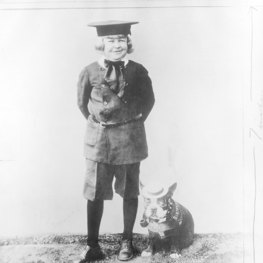 mohistlibrary's tweet photo. Once a famous advertising duo, Buster Brown and his faithful dog Tige sold shoes to St. Louis children for generations! #MusPets https://t.co/xpArDorBtS