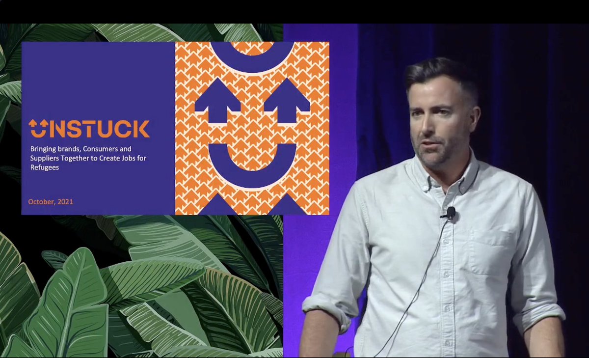 So fantastic to join everyone <a href="/SustainBrands/">Sustainable Brands</a> to share how @LivesUNSTUCK is bringing brands, consumers, and suppliers together to create jobs for #refugees! 🙌

Miss #SB21SanDiego, and want to find out how your company can #JoinUNSTUCK? Visit: unstuck.org