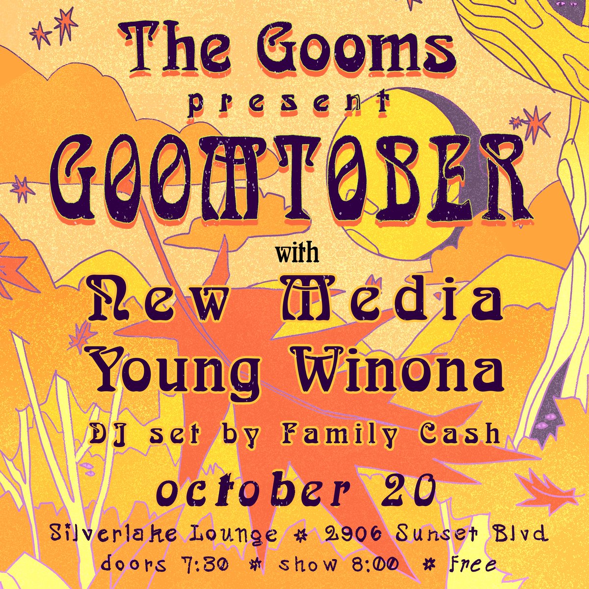 Night 3. See you tonight!! With <a href="/New__Media/">A Ghost is Born Stan Account</a> @youngwinonaband and <a href="/FamilyCashBand/">Family Cash</a>