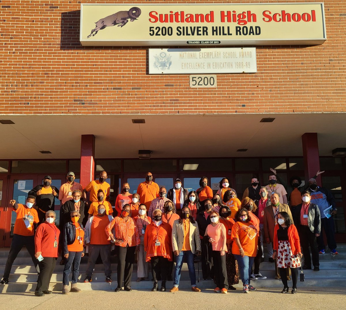 The Suitland staff wants to remind you to Be Kind! #antibullyingawareness
