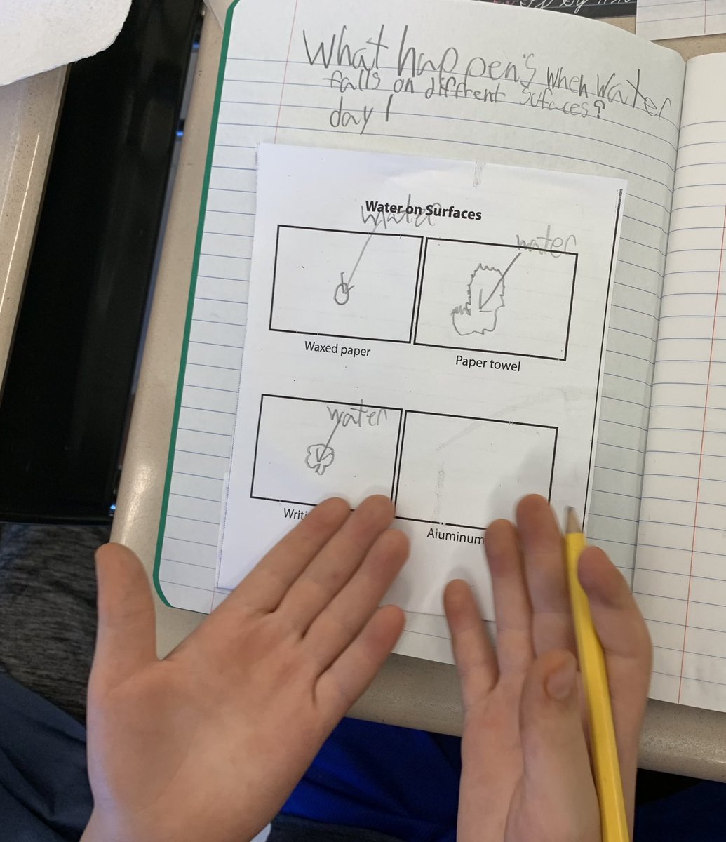ZaccardiAnne's tweet image. All third graders learned about the amazing properties of water snd how it interacts with different surfaces! @RoosMelrose @MelrosePS #FossScience