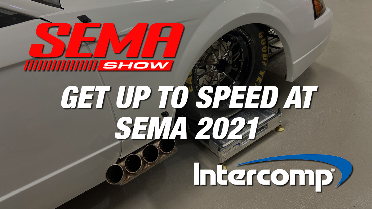 Get back Up to Speed with Intercomp Racing #weighing &amp; #measuring solutions at #SEMA2021 – visit Booth 23232 in the Central Hall starting Tuesday 11/2. #automotive