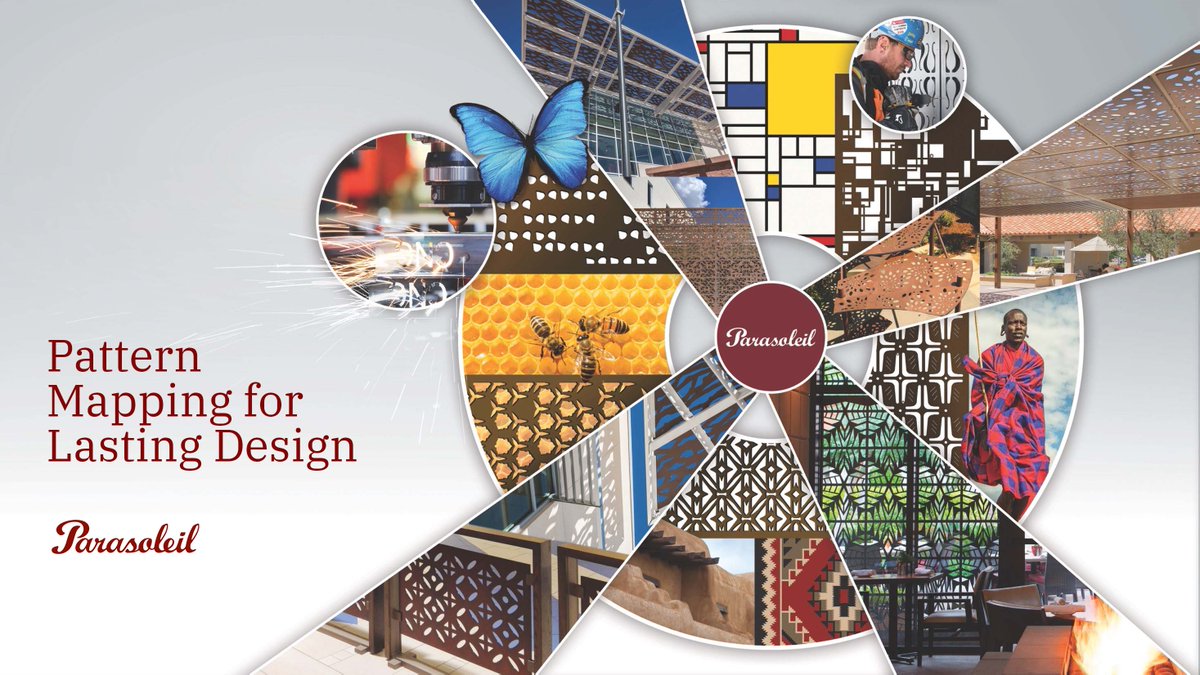 In need of CEU credits? Take our AIA approved Pattern Mapping for Lasting Design course to learn more about pattern design basics straight from our founder and CEO, Uriah Bueller. parasoleil.com/resources/patt…