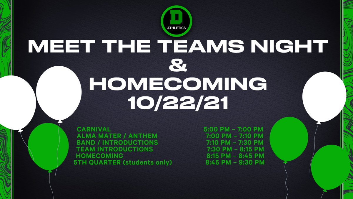 godonegalsports's tweet image. No Football Game?! NO PROBLEM!
Join us for a night of fun at our Donegal Carnival. Afterwards help us celebrate our Fall sports teams and Band programs on Friday, followed by the crowning of our Homecoming Queen. 

ALL ACTIVITIES ARE FREE! 

HOPE TO SEE YOU THERE!