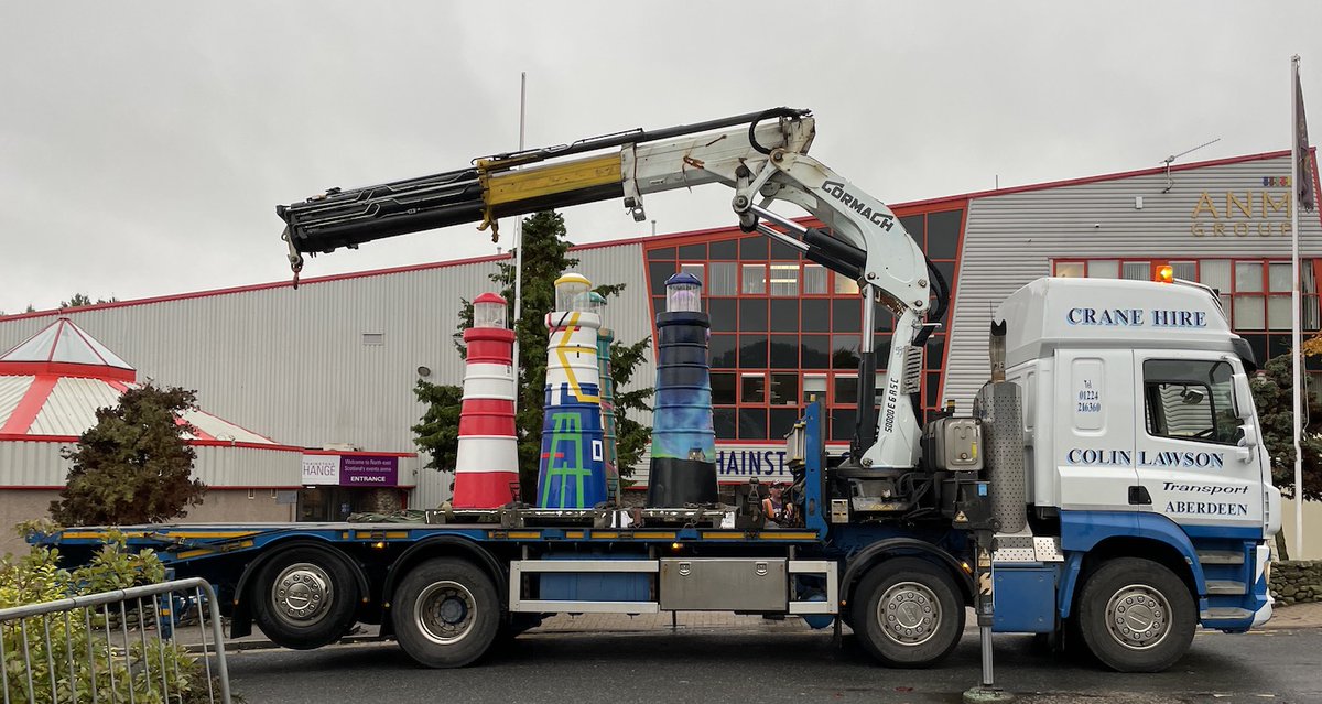 CreativeSTAR's tweet photo. So sorry to see all the lighthouses being uplifted. It's been one of the best community arts projects ever! Thank you to all involved #LightTheNorth @lightthenorth @wildinart @CLANnow #lighthouses #arttrail #northeastscotland #clancancersupport #lighthousetrail https://t.co/j5DTkbK9nm