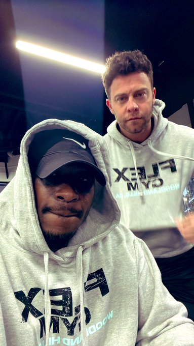 Gym time!! Bout to get a lil session in with @sethgamblexxx #LetsGetIt https://t.co/bpauK5HPlg