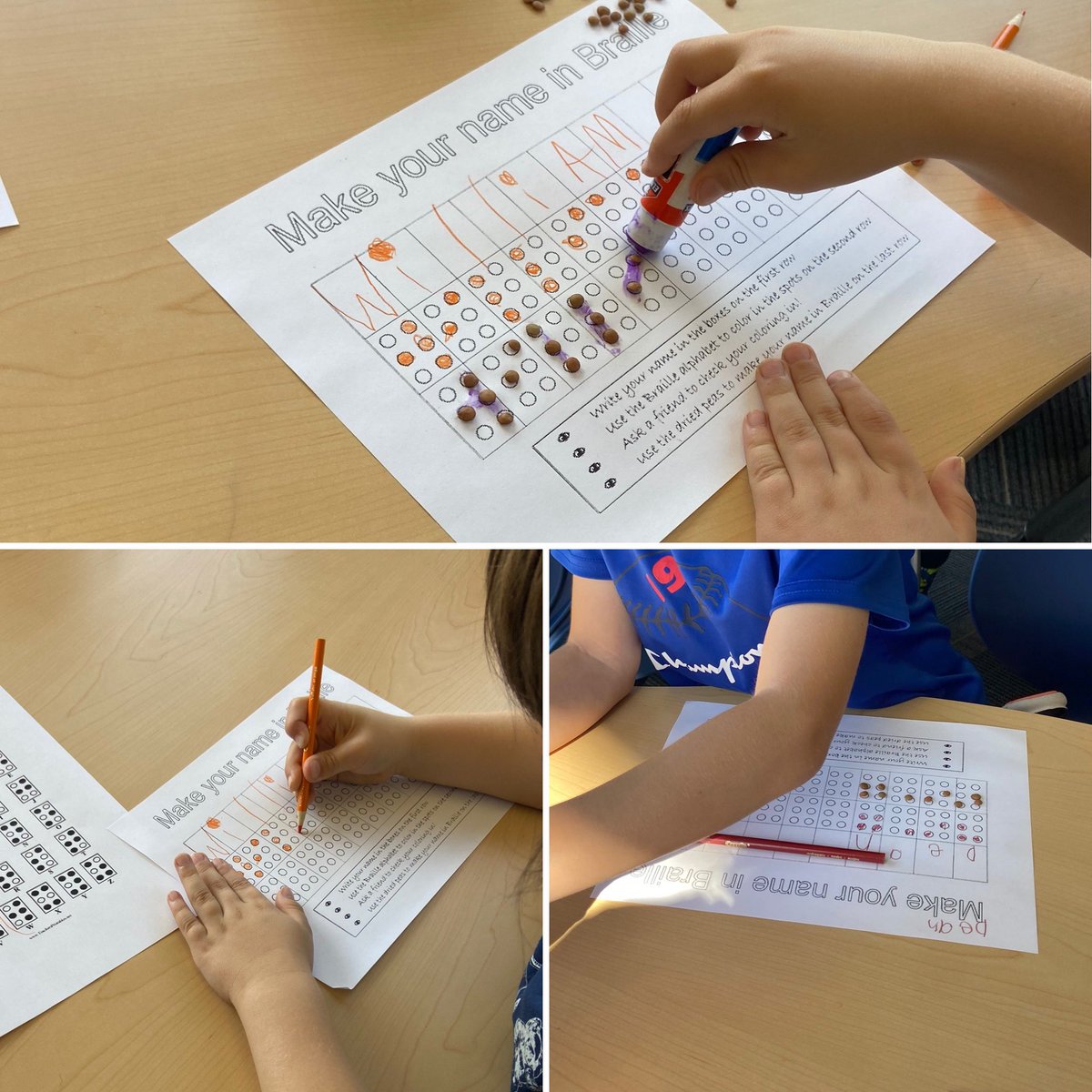 cbrown_mls's tweet image. K-2 students at @Walden_School got to participate in the @APHfortheBlind Braille Tales education program today. We continued the fun by learning to code our names in Braille. Coming soon: binary bracelets! #kidswhocode #codingunplugged #handsonbrainson #STEAM #