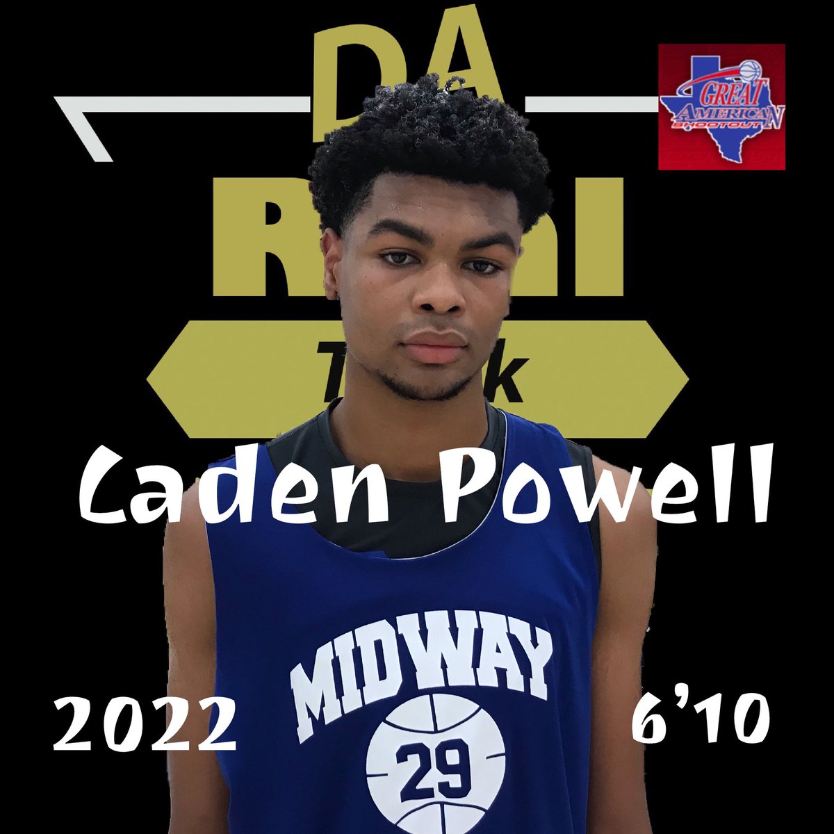 MANSFIELD <a href="/TexasHoopsGASO/">TexasHoops/GASO 🔗</a> RECAP:

@MidwayHoops big fella’ <a href="/CadenP34/">Caden Powell</a>, polishing up his game as he heads in2 is final high school season AND I like what I saw! Was very aggressive inside the paint on both ends; rebounding everything; BEING TOUGH 
#DaREALtalkNation
<a href="/TexasHoopsGASO/">TexasHoops/GASO 🔗</a>