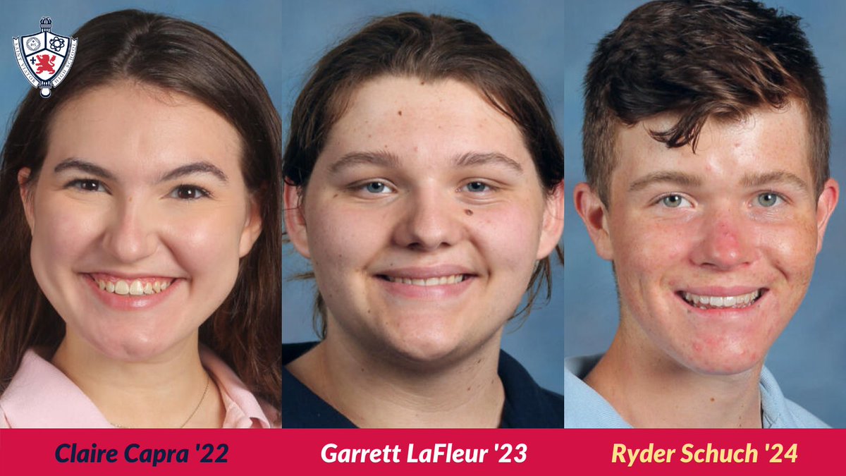 Congratulations to the following Lions on their accomplishments in the Fine Arts! 

🎶 Claire Capra '22 and Garrett LaFleur '23 were selected for the Illinois Music Education Association's (ILMEA) District 7 Chorus

🎺 Ryder Schuch '24 was selected for the ILMEA's District 7 Band