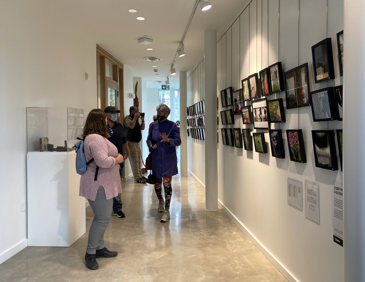 THArchitectsLtd's tweet photo. An exciting tour during the soft launch of the Clark Centre for the Arts at Guild Park by architect Charles Hazell of THA last weekend. 
Click the link below to book a tour!
https://t.co/paLVqeA8u5 https://t.co/xBtTwEByDl