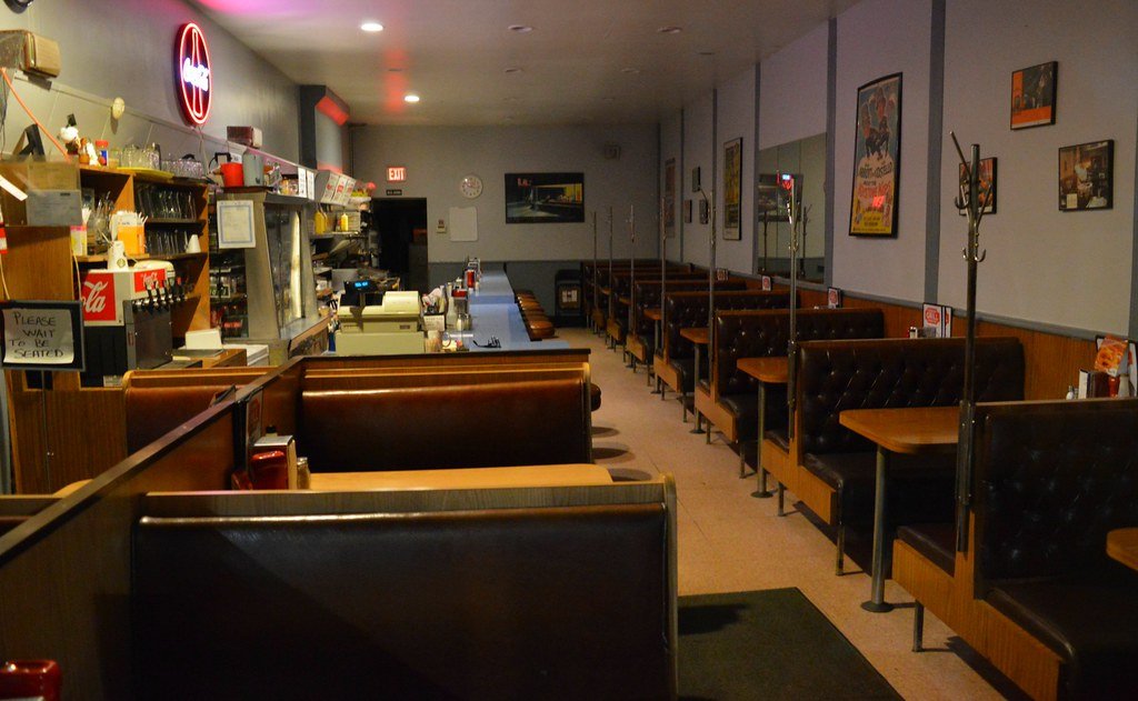 TorontoPast's tweet photo. Raise a fork if you've enjoyed a meal here! One of Toronto's oldest diners. The Papas fam have run in since 1967 @PatricianGrill #toronto #torontopast #patriciangrill #torontopastandpresent #torontohistory #kingsteast https://t.co/XBPxg8aPPZ