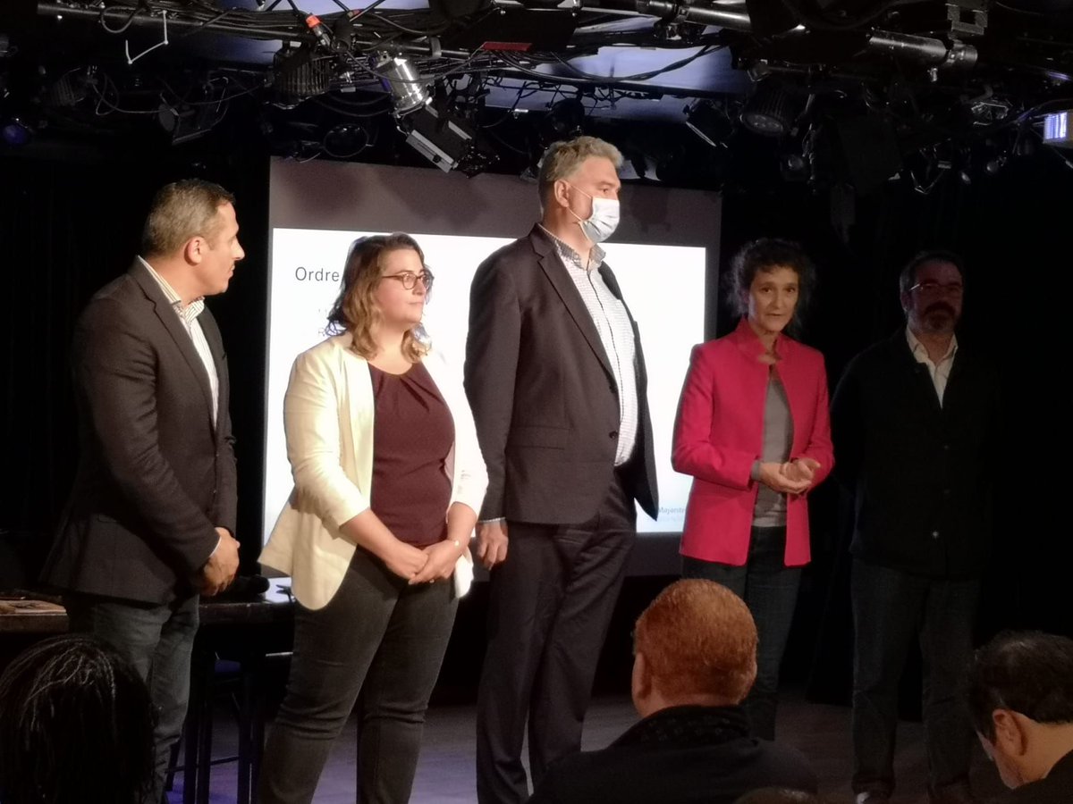 Agir_93's tweet photo. Présentation du bilan et des perspectives par les référents départementaux de la majorité présidentielle. 

#maisoncommune https://t.co/GzGQLRh2dL