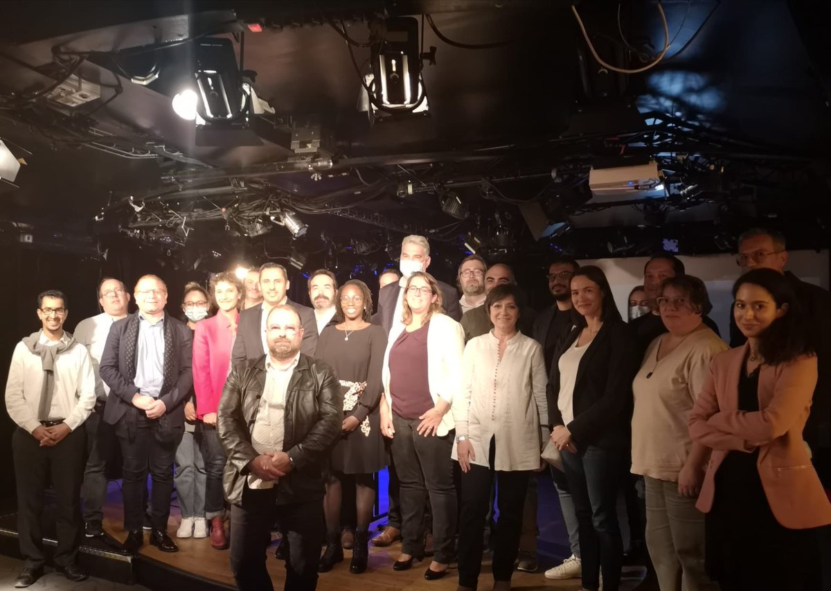 Agir_93's tweet photo. Présentation du bilan et des perspectives par les référents départementaux de la majorité présidentielle. 

#maisoncommune https://t.co/GzGQLRh2dL