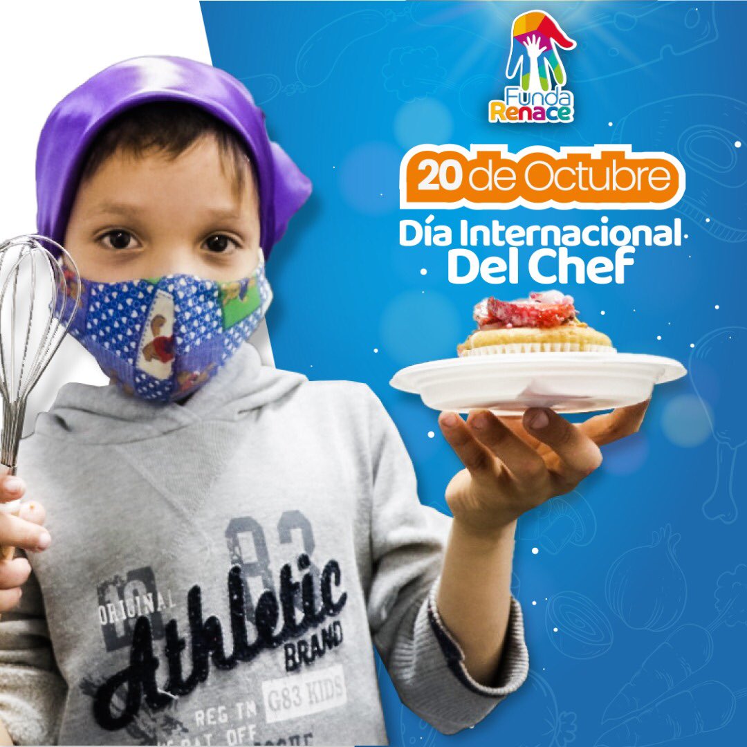 funda_renace's tweet photo. Cada 20 de octubre se conmemora el Día Internacional del Chef, una fecha que instauró la Asociación Mundial Culinaria, para homenajear a todas y todos los encargados de crear los platos más exquisitos del mundo. https://t.co/3KX7WCpQo1