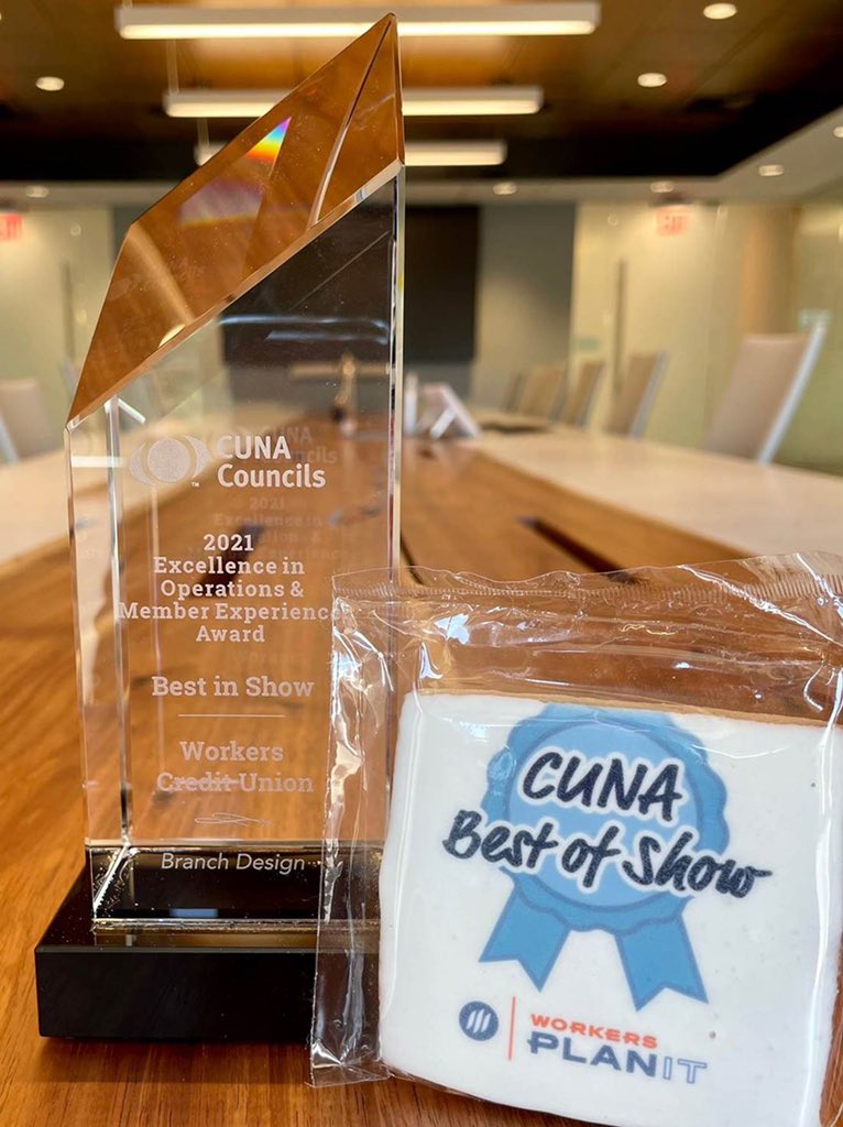 We did it all for the cookie! Workers has earned national recognition as “Best in Show” for our unique and innovative approach to member financial wellness by <a href="/cunacouncils/">cunacouncils</a>. Seriously dough, thank you for the award!
#OMECouncil #bestinshow #WorkersPlanIt