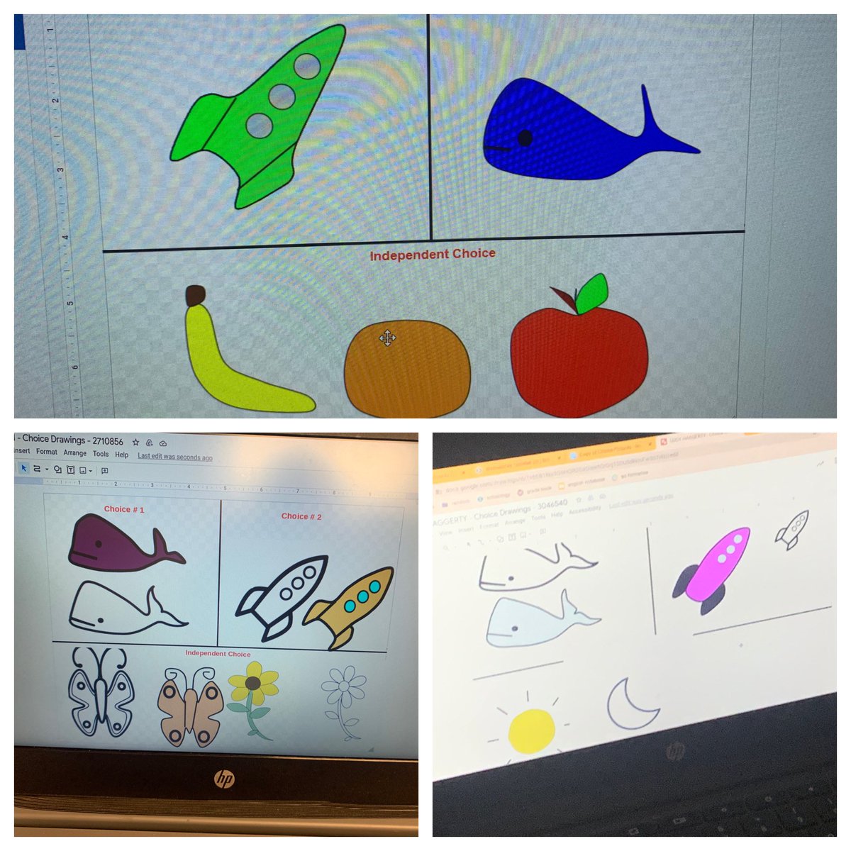 mrsSLStokes's tweet photo. Today we had some fun in Google Drawings tracing and filling images! @VBAggie93 https://t.co/xpFapFdX9F