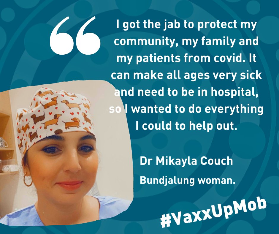 AIDAAustralia's tweet photo. Our doctors and other health practitioners are going above and beyond to care for their patients during COVID19. For their sake, and the sake of all our communities, please encourage mob to get vaccinated. 

@IndigenousXLtd 

#VaxxUpMob #IndigenousDoctors #AIDAAus https://t.co/Z7CN8ULLs8