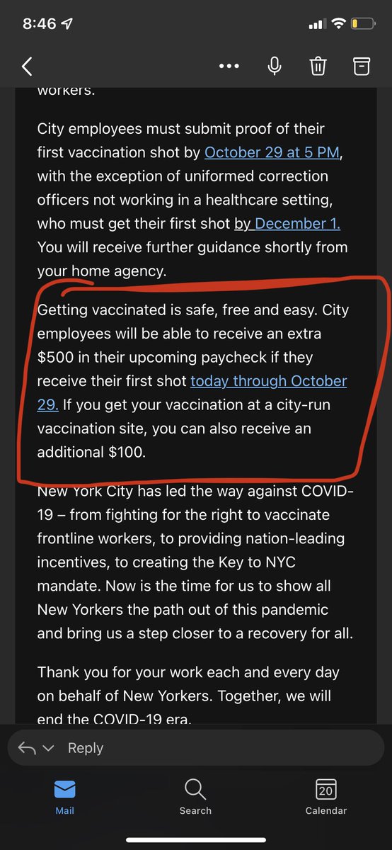 debraaa152's tweet photo. Uhm excuse me @NYCMayor why are city workers getting paid $500-600 to get their vaccine NOW … what about the people who got it right away … 🙄🙄🙄 https://t.co/cAxmKwdOKN