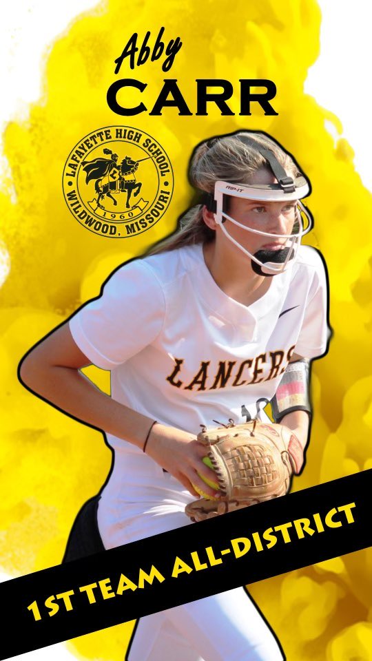 Congrats to <a href="/abbycarr2025/">Abby Carr</a> for being selected 1st all district!