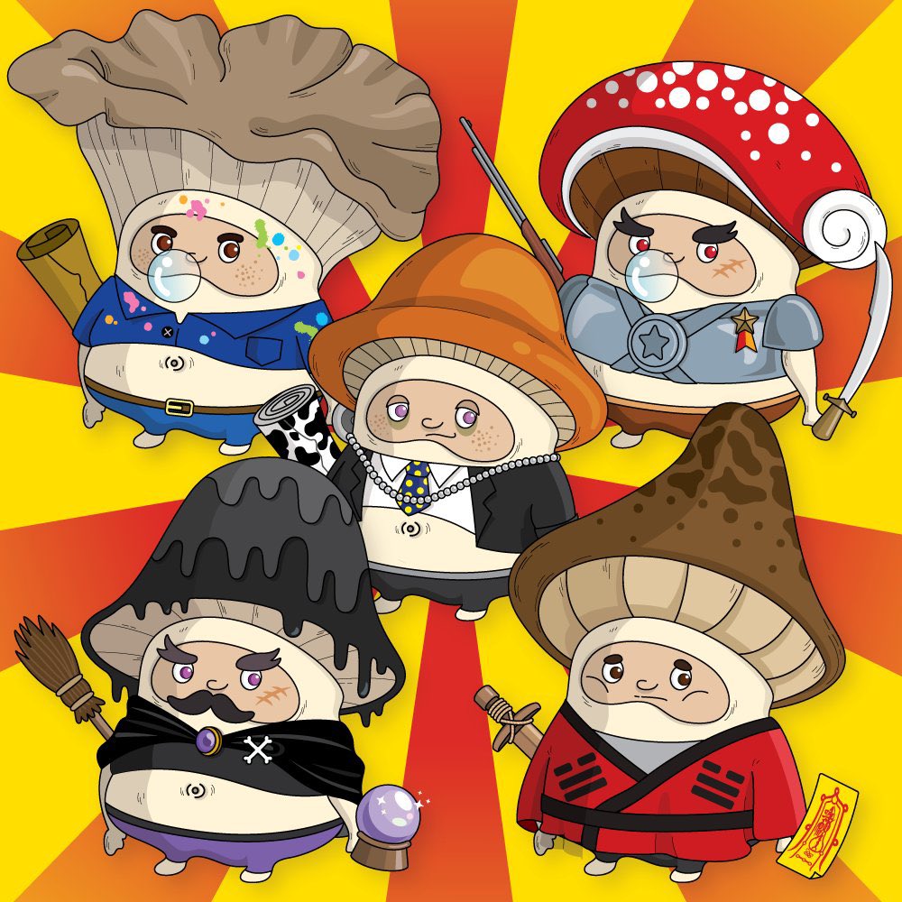 cooljamesdean (@jamesdeannft) on Twitter photo 🎃#NFTgiveaway🎃
3x NFT giveaway for Mogugu モググ: a collection of 10,000 lovely Mushrooms launching Oct 22nd 7pm EST!
To enter:
1⃣ ❤️& RT
2⃣ Follow <a href="/Mogugu2021/">mogugu.eth モググ</a>
3⃣ Tag Friends
⭐Ends 48hrs!
Join the Discord:
discord.gg/dmmHXW4MpF
For more info:
mogugu.club 🎃#NFTgiveaway🎃
3x NFT giveaway for Mogugu モググ: a collection of 10,000 lovely Mushrooms launching Oct 22nd 7pm EST!
To enter:
1⃣ ❤️& RT
2⃣ Follow <a href="/Mogugu2021/">mogugu.eth モググ</a>
3⃣ Tag Friends
⭐Ends 48hrs!
Join the Discord:
discord.gg/dmmHXW4MpF
For more info:
mogugu.club