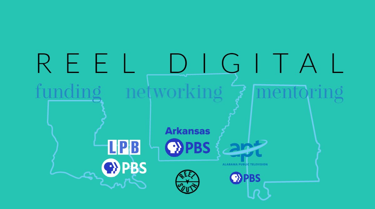 ReelSouthDocs's tweet photo. Apply to Reel Digital today for access to mentorship and funding! Registration closes soon, so apply quickly: https://t.co/FonXqHDiLg @lpborg @ArkansasPBS @APTV @PBS https://t.co/9kCYzcgWEM