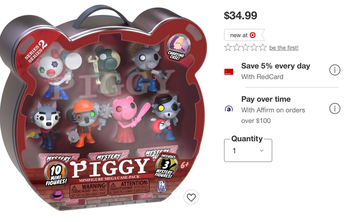 👕PIGGY MERCH👕 The “Piggy 10pk Mini Figure Set” is now available