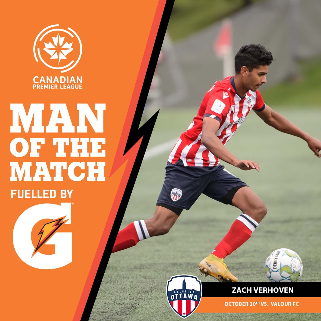 Your <a href="/Gatorade/">Gatorade</a> Man of the Match is <a href="/atletiOttawa/">Atlético Ottawa</a>'s <a href="/ZachVerhoven/">Zach Verhoven</a> 👏