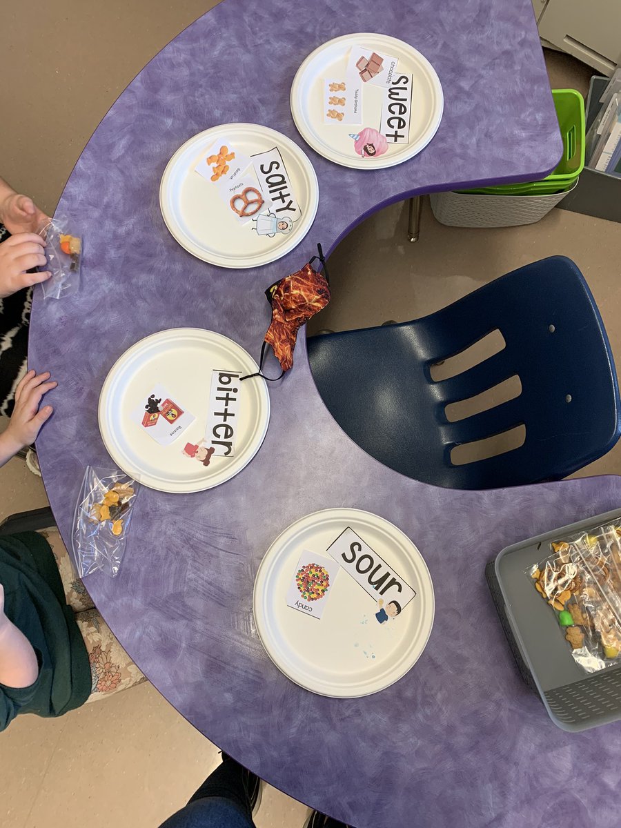 MissNameth's tweet photo. Currently teaching a mini-unit on the 5 senses in my pre-internship field placement! Today the students explored and sorted using their senses! And I learned that it takes WAY more prep that I thought to make “sensory stations” #gradeone #ECS303 #preserviceteacher https://t.co/ISwoIJH3IC