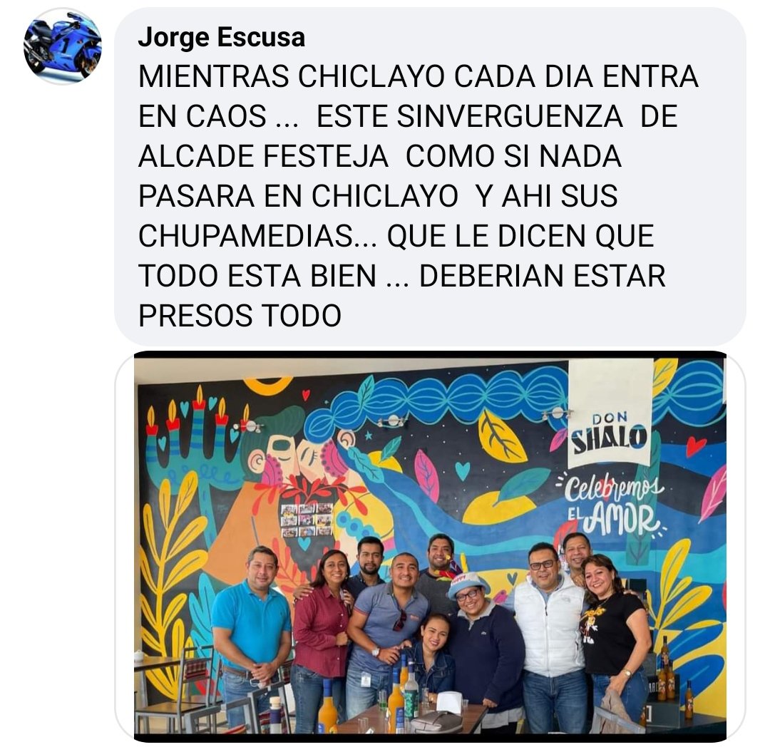 NitramLeafar39's tweet photo. Que pena con mi #Chiclayo tener estas Autoridades mediocres que solo buscan su bienestar  deberían investigar  a todos los que salen en la foto ..@ContraloriaPeru  @FiscaliaPeru https://t.co/ZsZVz6i4vh