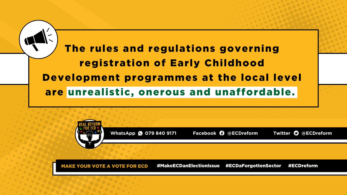 EcdReform's tweet photo. #MakeECDanElectionIssue #ECDaForgottenSector #ECDReform
Please like, comment and retweet.. https://t.co/6zCV1aqeNk