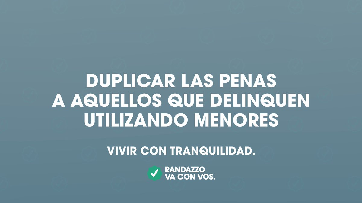 Tiene que haber garantías de que las penas se cumplan y tengan un impacto real en quiénes cometen delitos. 
También, se deben agravar algunos crímenes en particular.