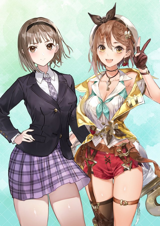 岸田メル氏が ライザ を トリダモノ氏が 愛央 を描く ムチムチ太ももに目が眩む 夢のコラボイラスト公開 Game Spark 国内 海外ゲーム情報サイト