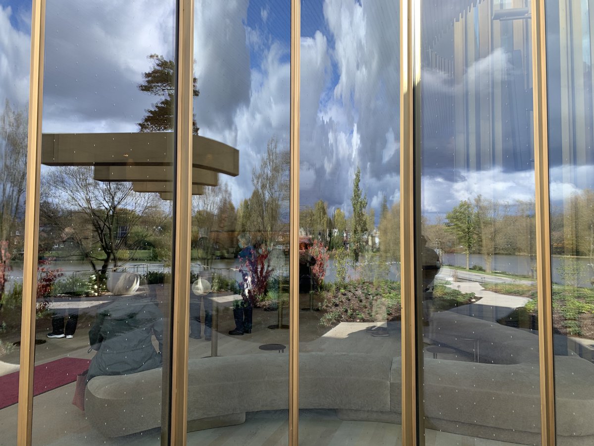SUNtravelgal's tweet photo. My #photooftheday reflecting #beauty of @StratfordON thru the eyes of #TomPatterson #theatre @stratfest https://t.co/7mXNfB2vlw