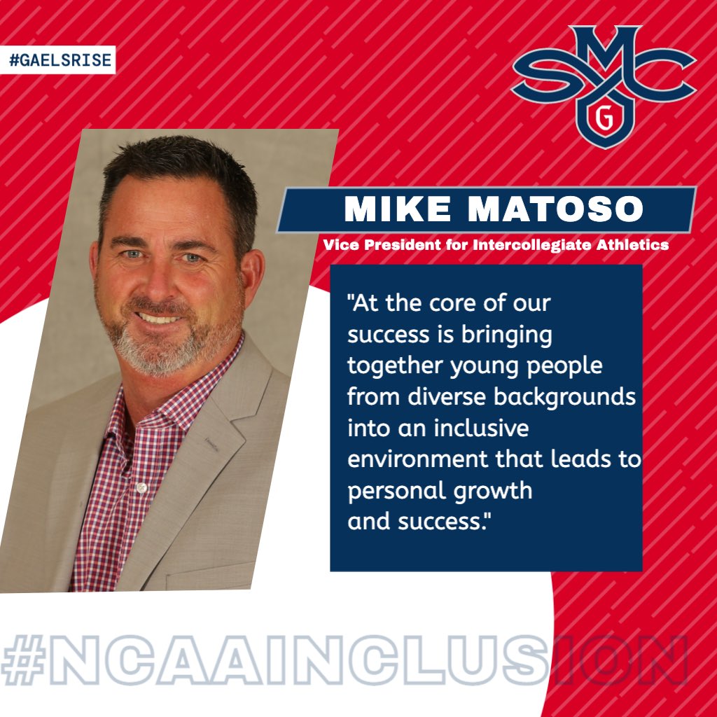 Day 2 | #ChampioningChange Vice President for Intercollegiate Athletics, Mike Matoso calls to action all Gaels to use their voice and platform to further the conversation around Diversity & Inclusion on our campus. @smcgaels 
•
#GaelsRise • #ChampioningChange