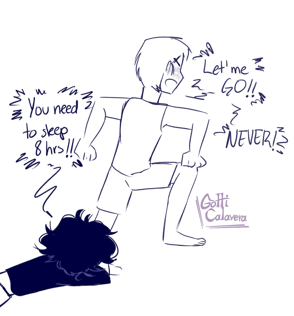 GottiCalavera's tweet photo. 2/2
Seamus: ¡Déjame ir!
Krel: ¡¡Necesitas dormir tus 8 horas!!
Seamus: ¡¡JAMÁS!!
.
.
.
#kreamus #spacecamp #kreltarron #seamusjohnson #krelxseamus #seamusxkrel #toafanart #3below #3belowtoa #talesofarcadia https://t.co/qinC8kto9T