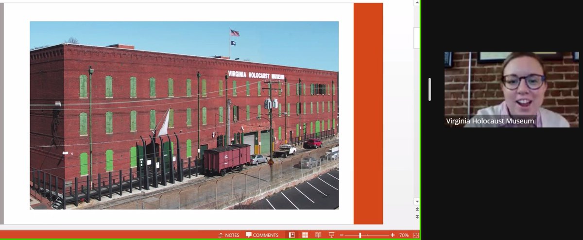 ArtsRps's tweet image. Thank you to @VaHolocaust for sharing the #ViolinsofHope project with our orchestra students at Richmond Community High School today. Students were able to zoom with project founder, violin maker &amp;amp; restorer Avshi Weinstein who was on the call from Turkey!🎻🎶🎼