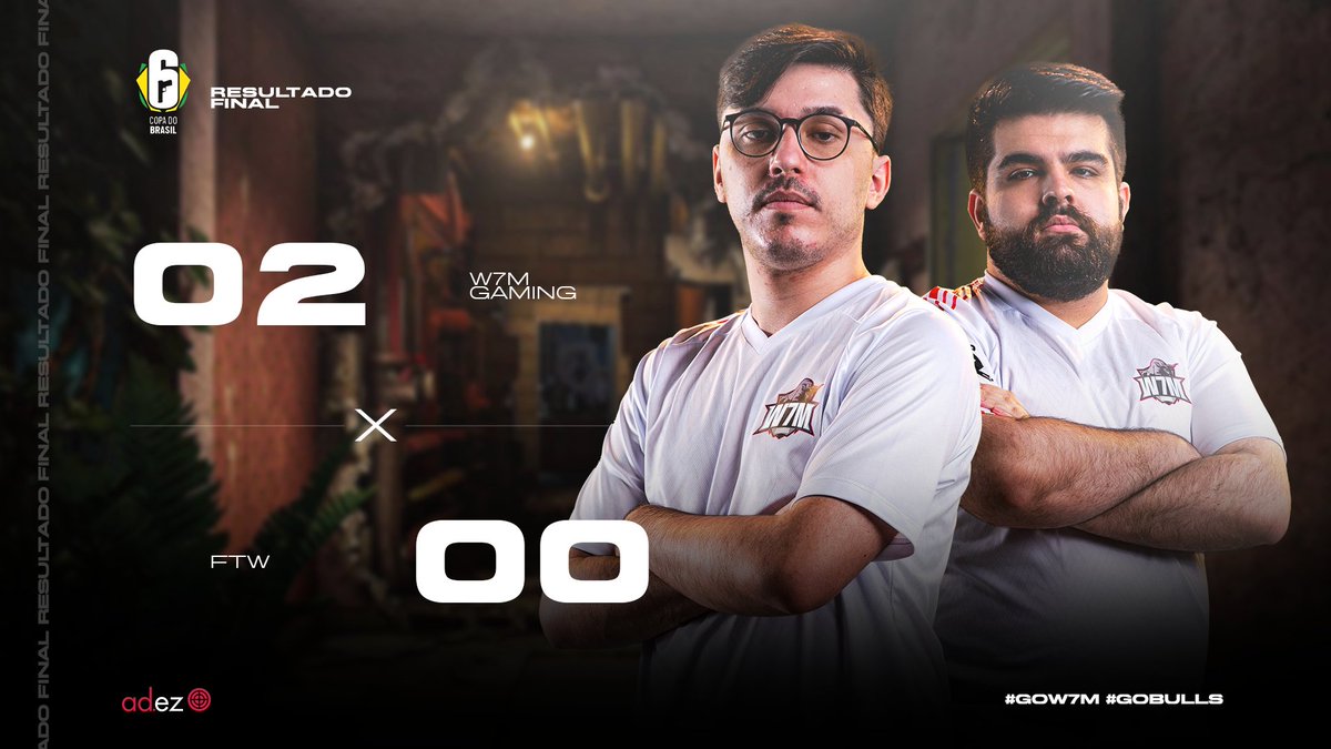 VITÓRIAAAAAA 🔥

Finalizamos o segundo mapa por 7x3 e continuamos na caminhada Rumo ao título da Copa do Brasil #BR6 🏆

#GoBulls #GoW7M