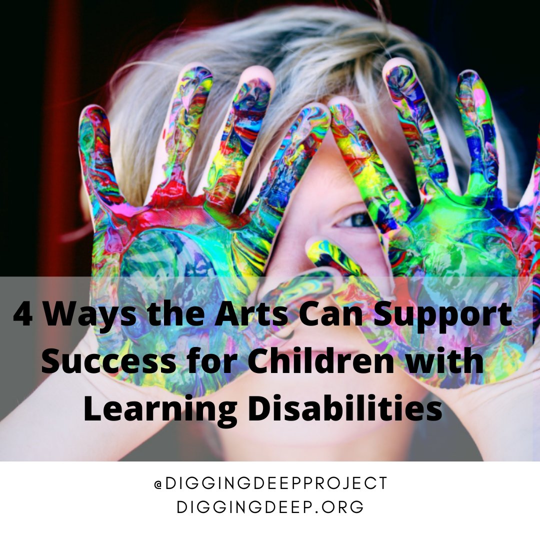 From music to visual arts to dance to theater, the arts can be an empowering place for kids with disabilities. This short article includes links to get started: diggingdeep.org/4-ways-arts-ch…

#inclusion #ability #occupationaltherapist #disabilityawareness #differentnotless