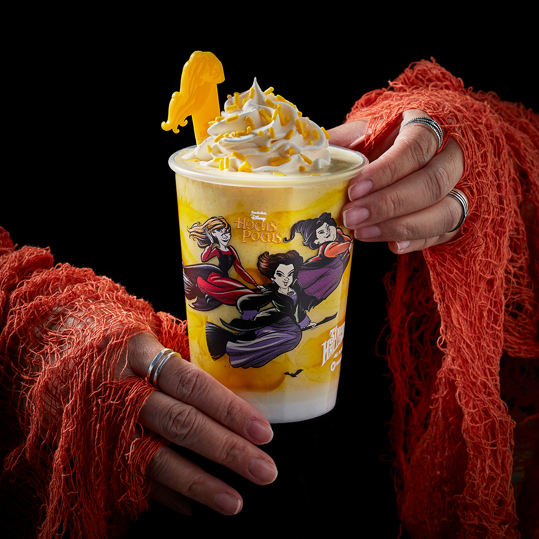 The Sanderson Sisters Shakes are as unique as each of our favorite witches. Pair Winnie’s Glorious Cake Batter, Sarah’s Chilling Churro, and Mary’s Divine Cookies &amp; Cream Shakes with #HocusPocus movie nights on <a href="/freeformTV/">Freeform</a> <a href="/31Nights/">Freeform's 31 Nights of Halloween</a>.