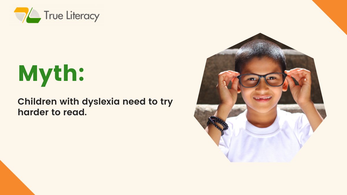 Dyslexia is NOT about laziness with reading on a child's part. Making them spend more hours reading won't improve the situation without human guidance, assistive technology or special instructions.

#Dyslexia #DyslexiaAwareness