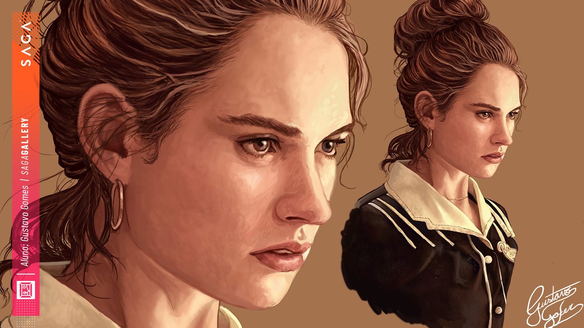 Escola_Saga's tweet photo. No Saga Gallery de hoje temos essa arte da personagem Debora do filme Baby Driver. 🚗

O autor é o nosso aluno Gustavo Gomes. Não ficou fantástico? 🤩 Parabéns Gustavo!

#sagagallery #escolasaga #babydriver https://t.co/iXqmlkMmHq