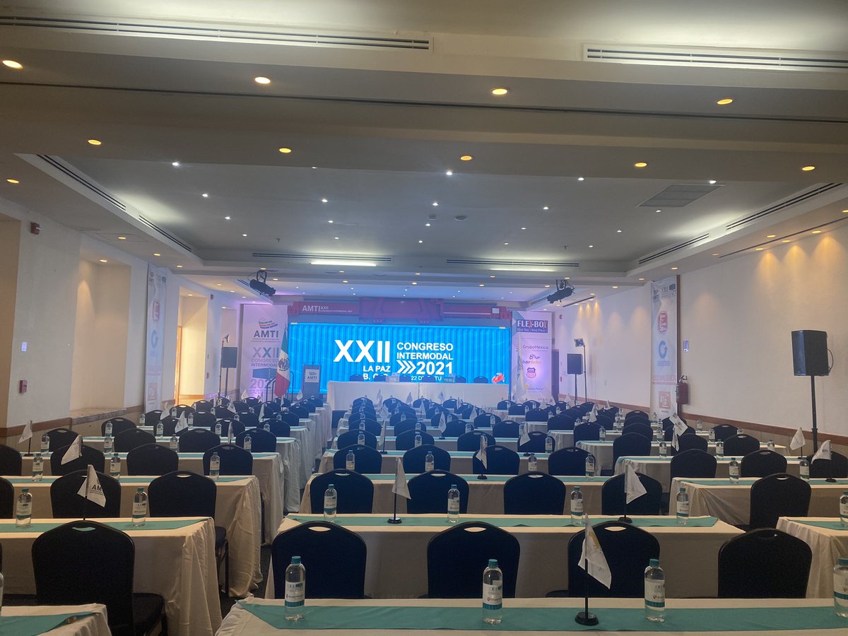 AMTIMexico's tweet photo. Todo listo para el XXII Congreso Intermodal AMTI 2021, el evento logístico del año. #AMTI #thinkIntermodal https://t.co/UxrgXr18dm