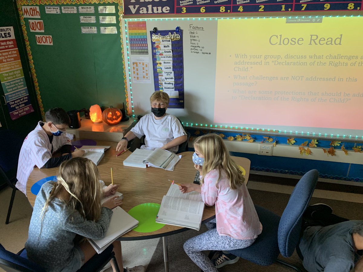 Meaningful dialogue during small reading groups today! <a href="/CBGaymanES/">George G. Gayman Elementary</a>