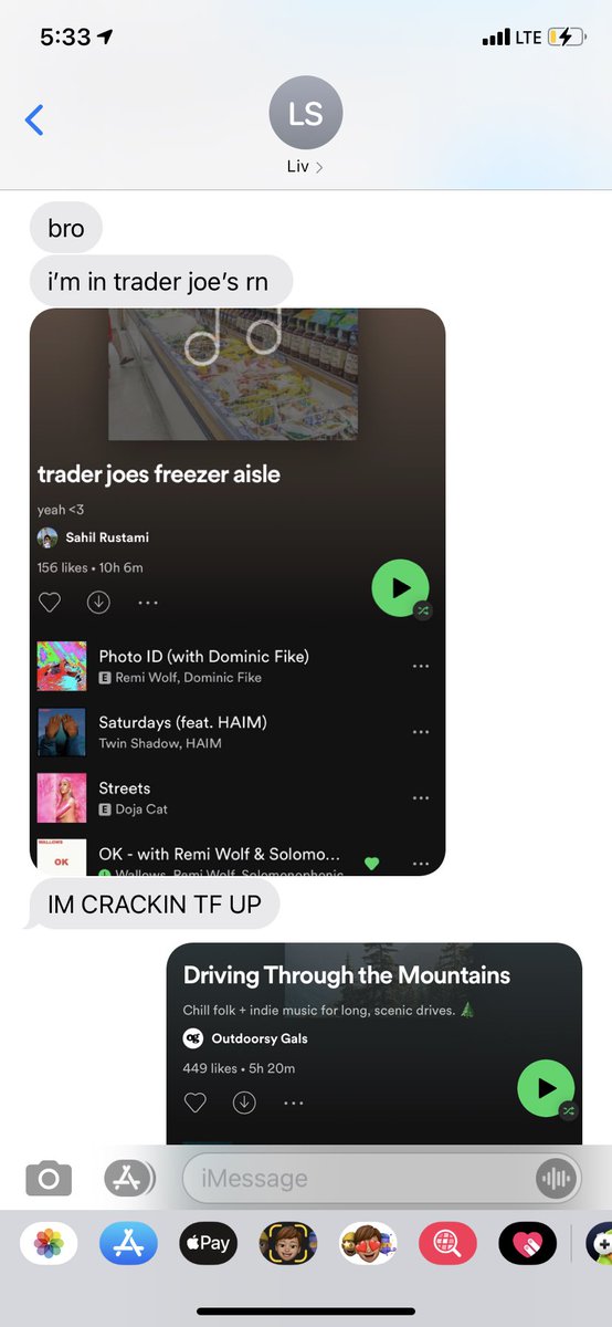 mo_harkins's tweet photo. Normalize telling your friends what ur doing via Spotify playlists!! https://t.co/EbmfBQMcrS